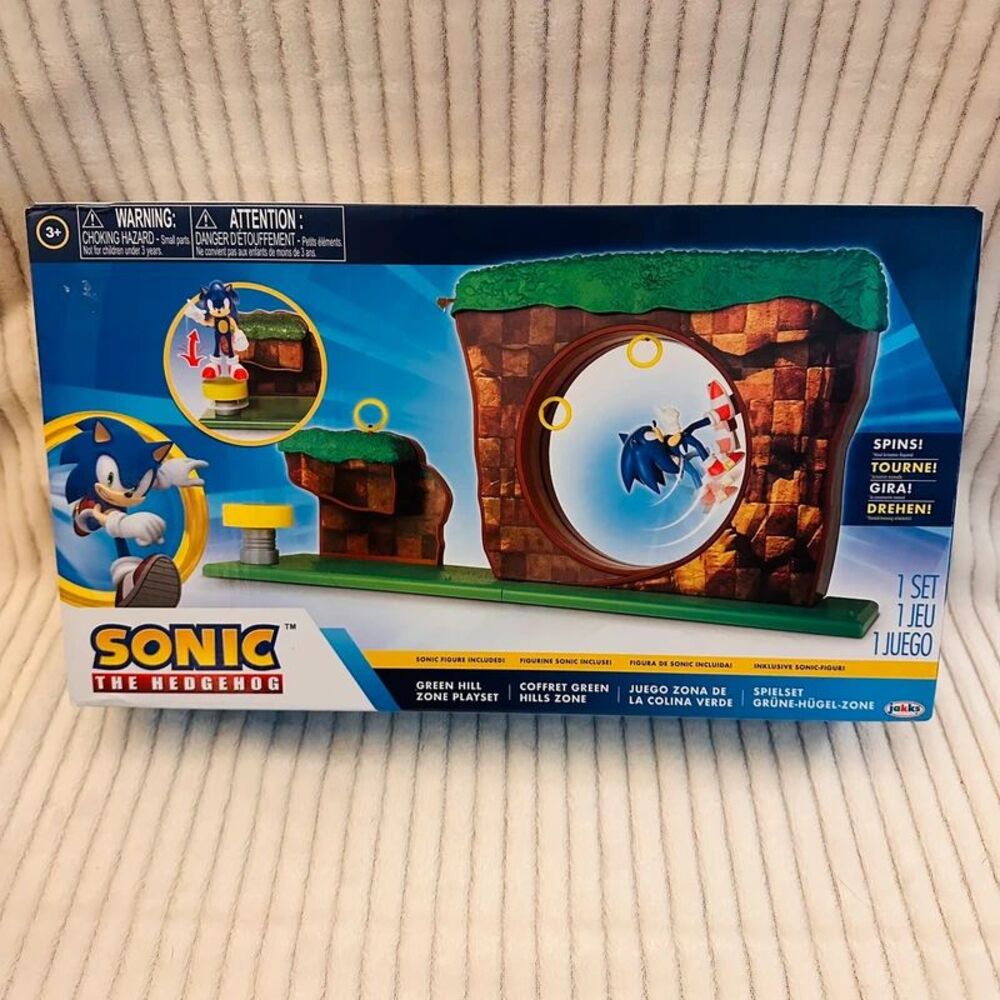 Sonic The Hedgehog Green Hill Zone Playset